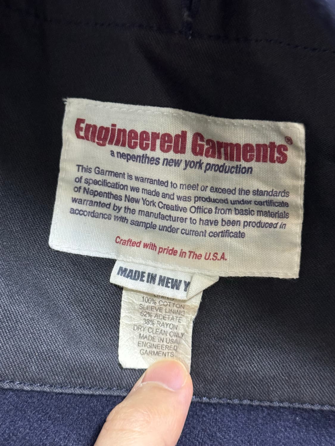 엔지니어드가먼츠 울 베드포드 자켓 m 상품이미지4