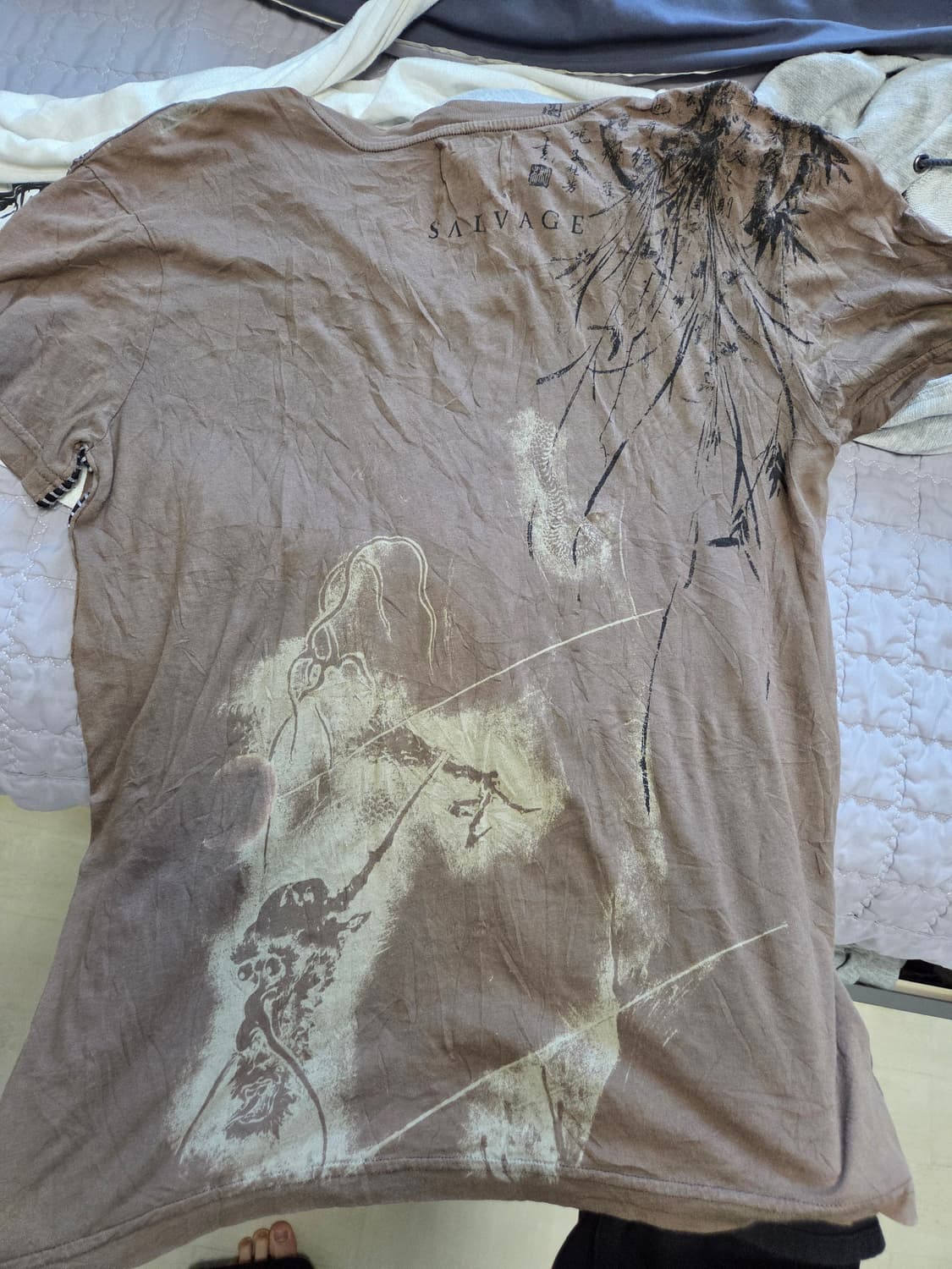 salvage 동양풍 그런지 티셔츠 상품이미지5