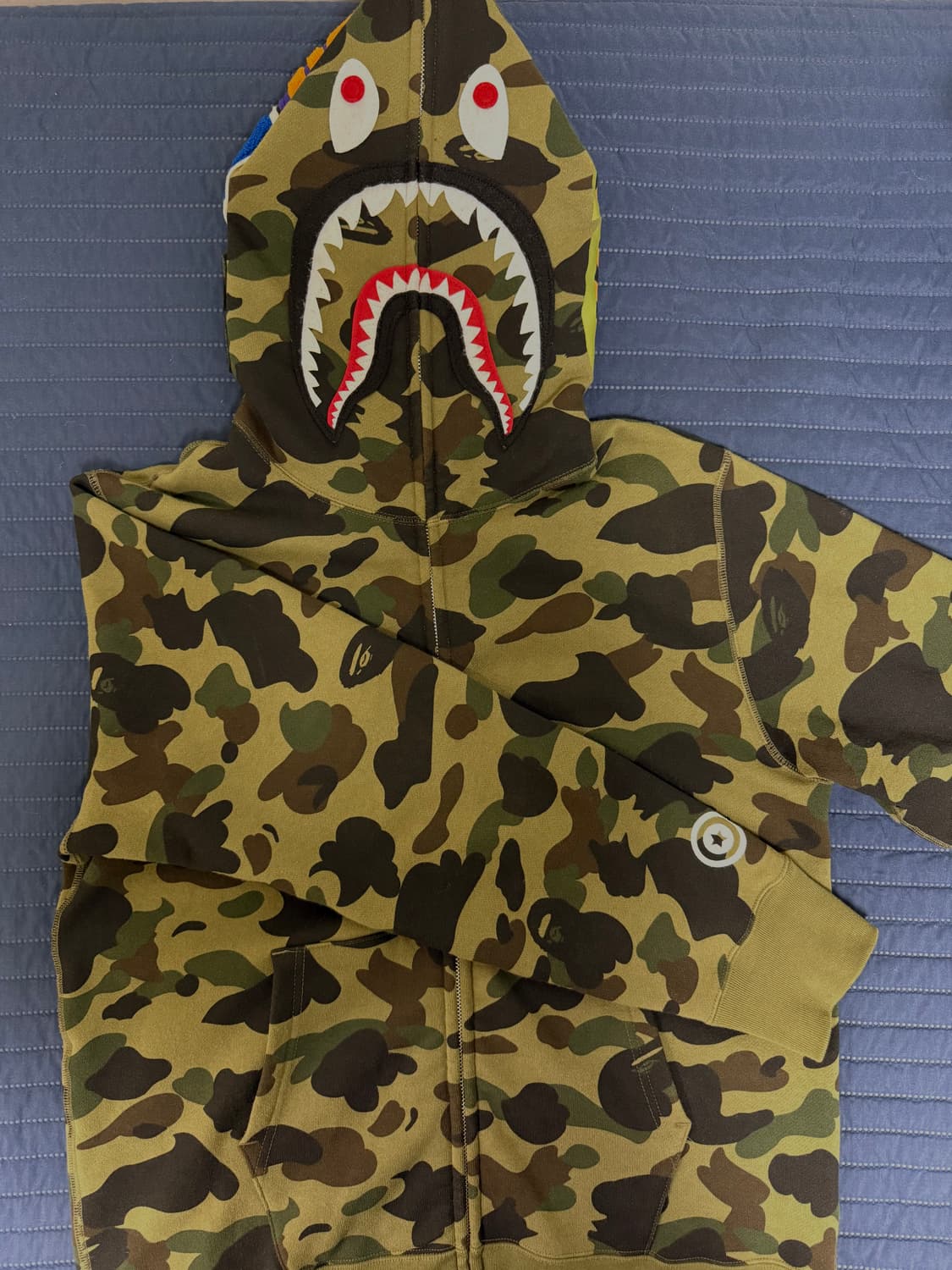 베이프 후드집업 M 새상품급 급쳐 상품이미지1