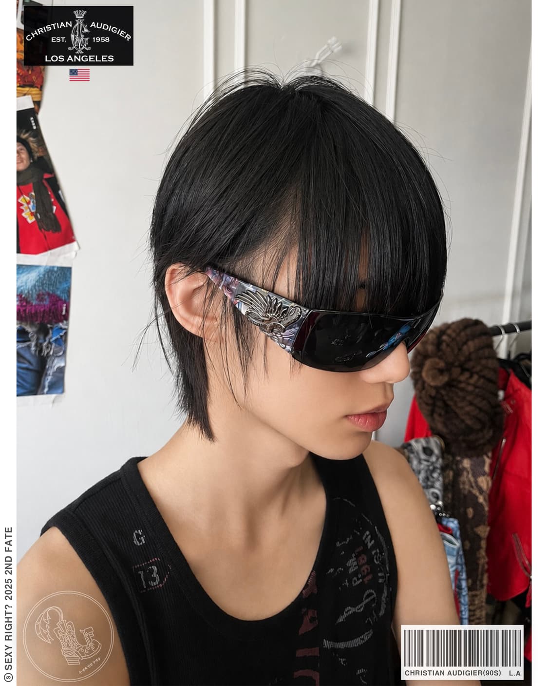 90s Christian Audigier Archive Sunglass 상품이미지1