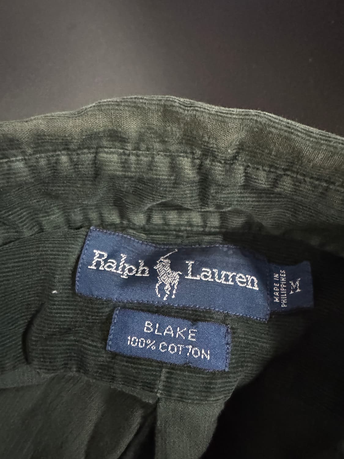 폴로 랄프로렌 블레이크 코듀로이 셔츠 XL 오버핏 상품이미지3