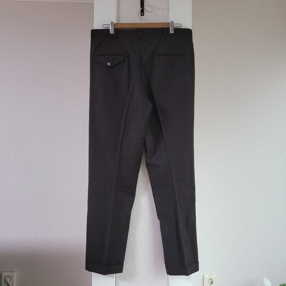 90s Lands End 투 플리츠 울 트라우저 (Made in Usa) 상품이미지3