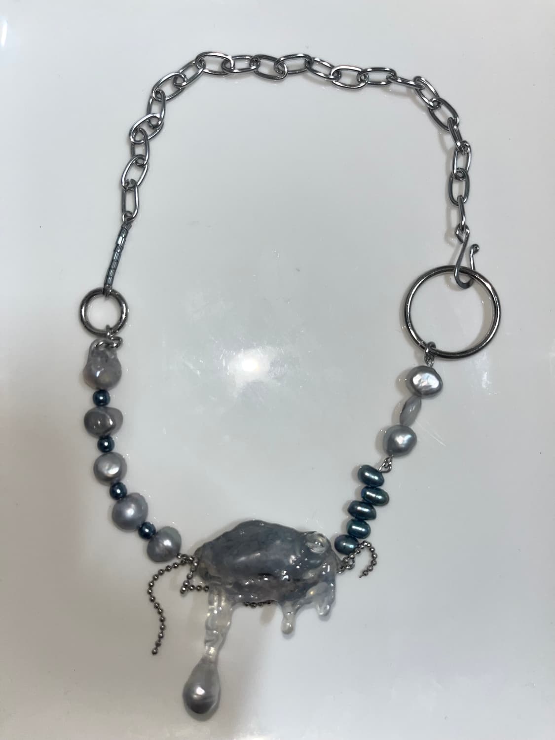 Unowned stone necklace 상품이미지2