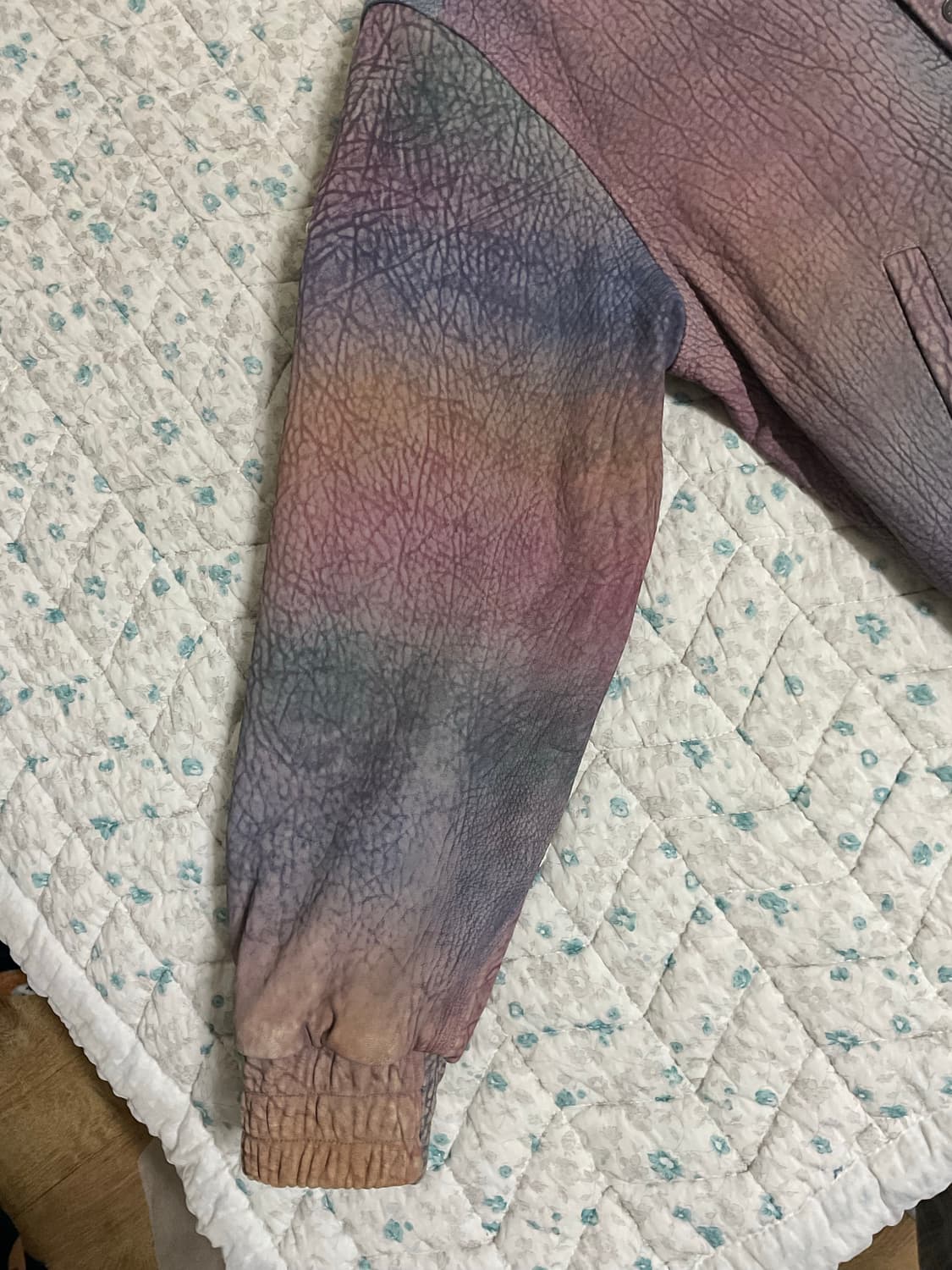 슈프림 페플드 레더 바시티 자켓 멀티컬러 S 상품이미지10