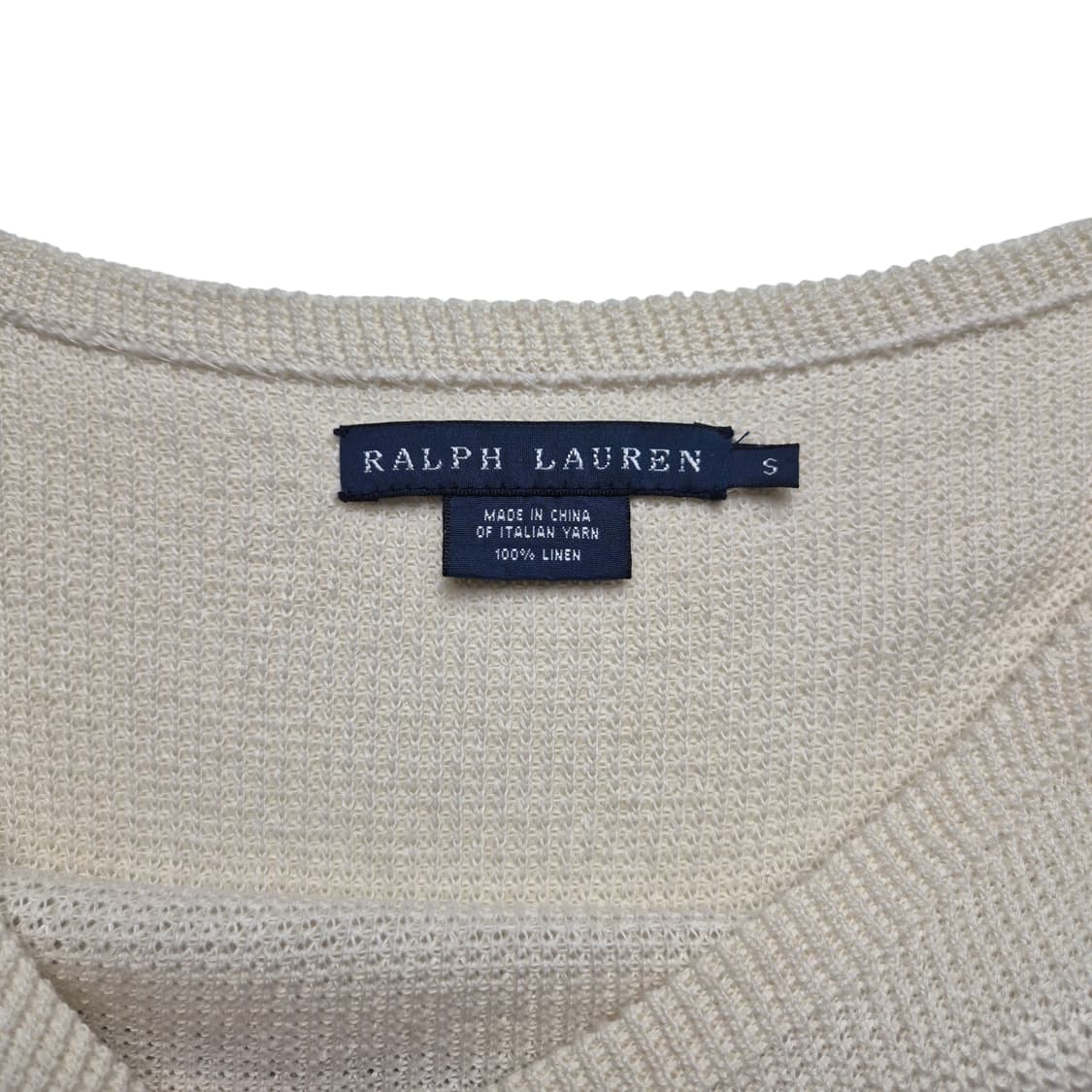 [S] 폴로 랄프로렌 보트넥 린넨 스트라이프 원피스 상품이미지6