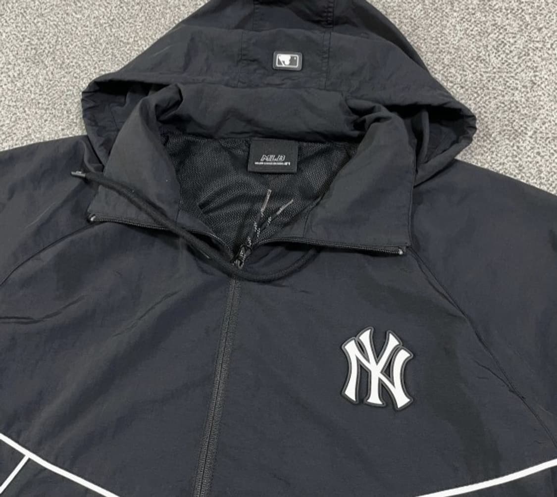 MLB 바람막이 후드 집업 자켓 100~105 상품이미지2