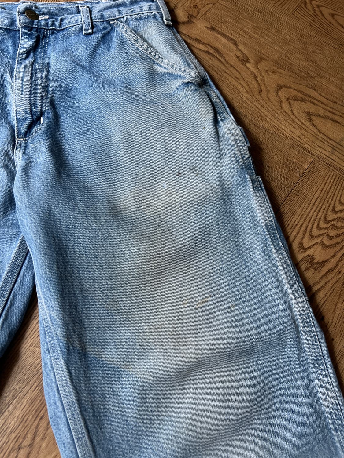 [32]칼하트 USA 빈티지 워싱 싱글니 카펜터 워크 데님 팬츠 상품이미지4