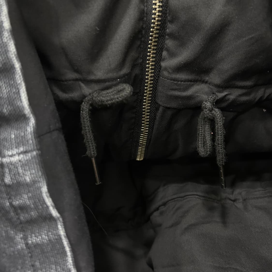 FRIC 레더카라 셀비지 데님 오버핏 워크자켓 상품이미지4