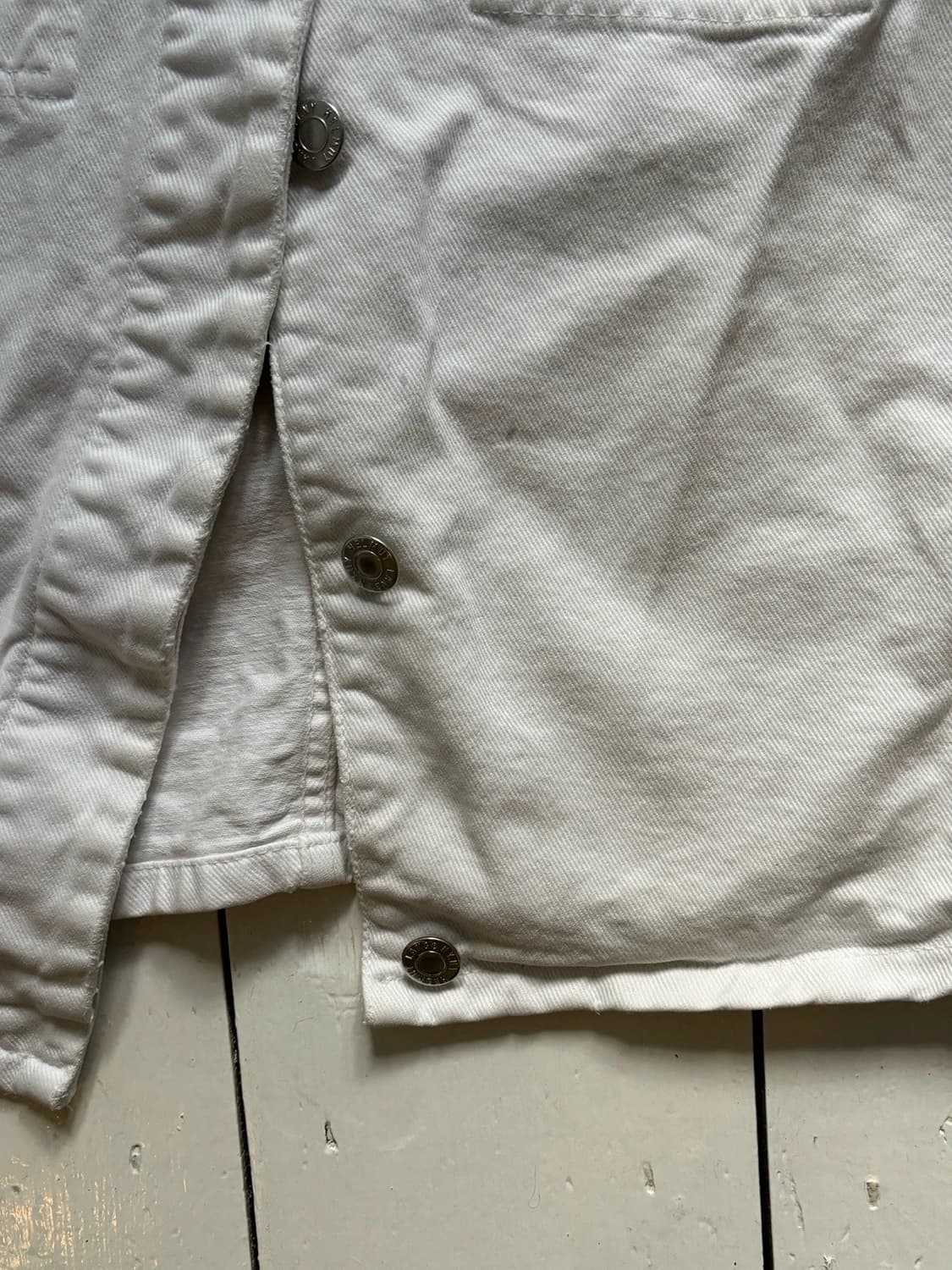 헬무트 랭 빈티지 화이트 데님 자켓 상품이미지5