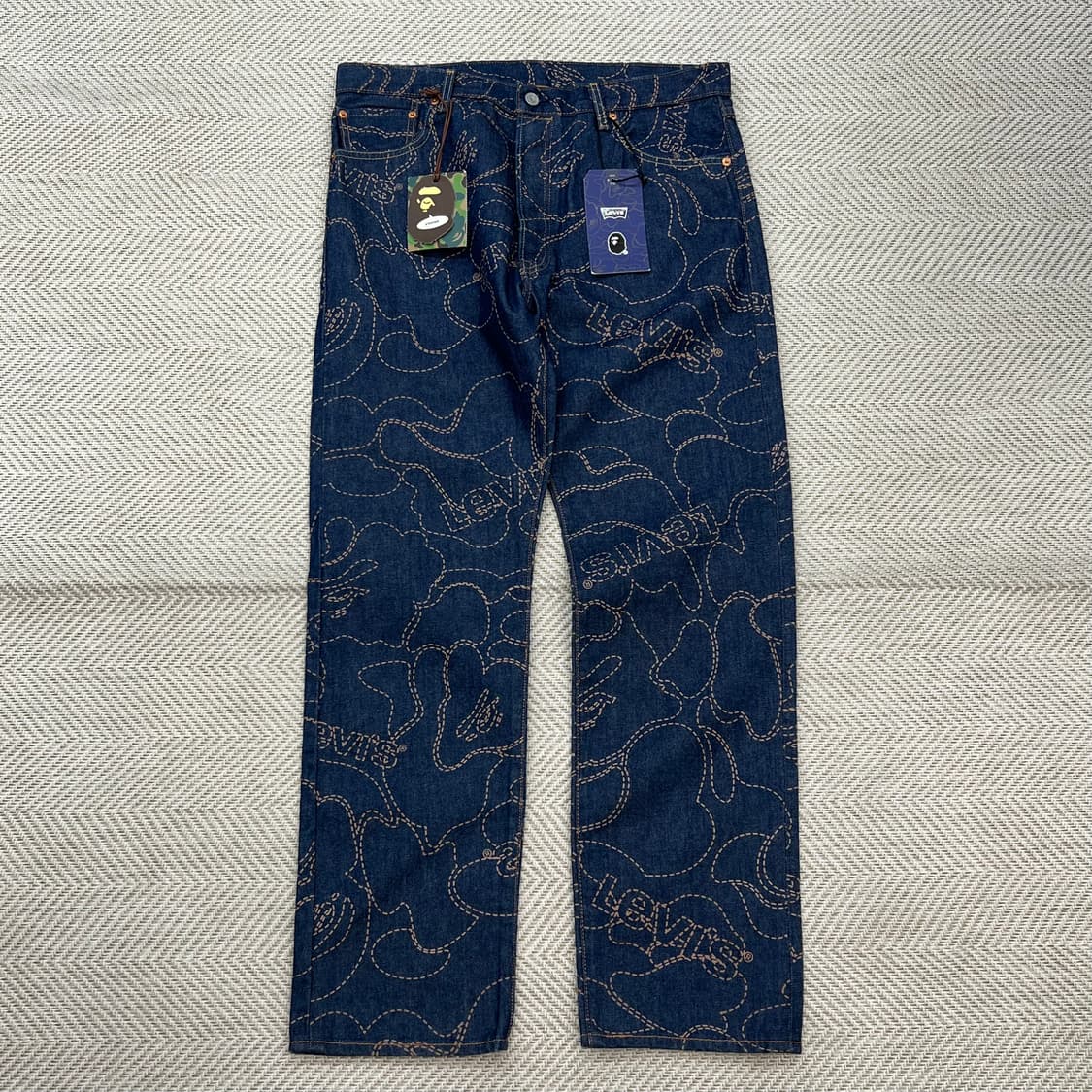 리바이스x베이프 콜라보 데님팬츠 r2534 상품이미지1