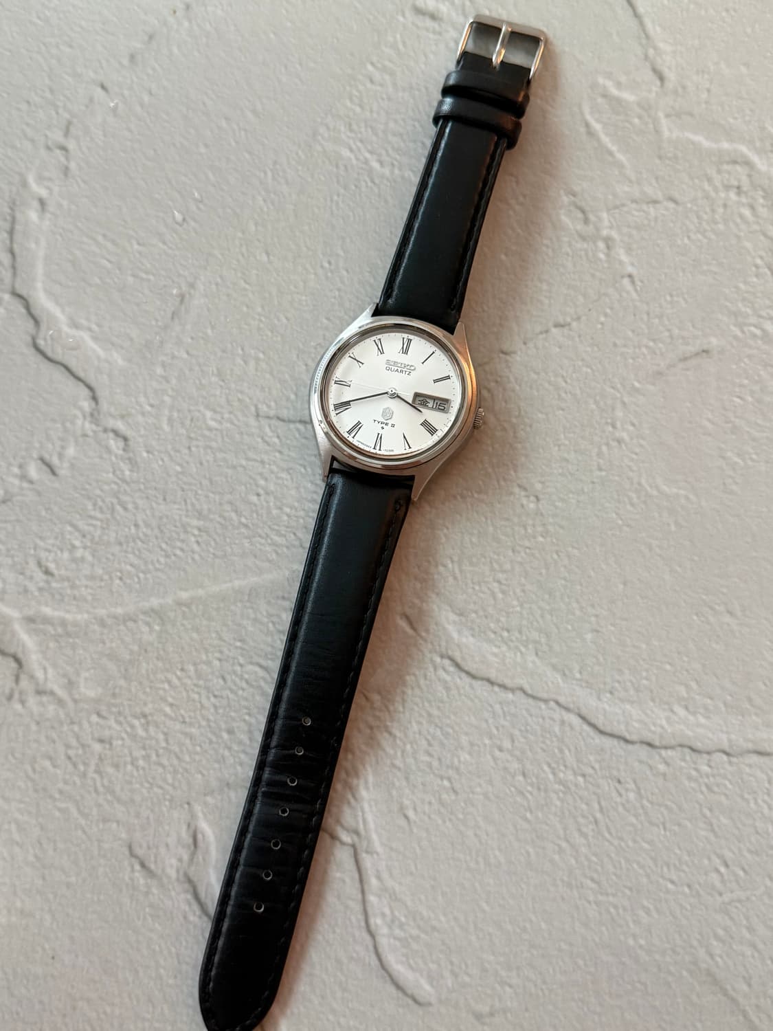 세이코 Seiko TYPE II 쿼츠 로만 인덱스 데이데이트 상품이미지3