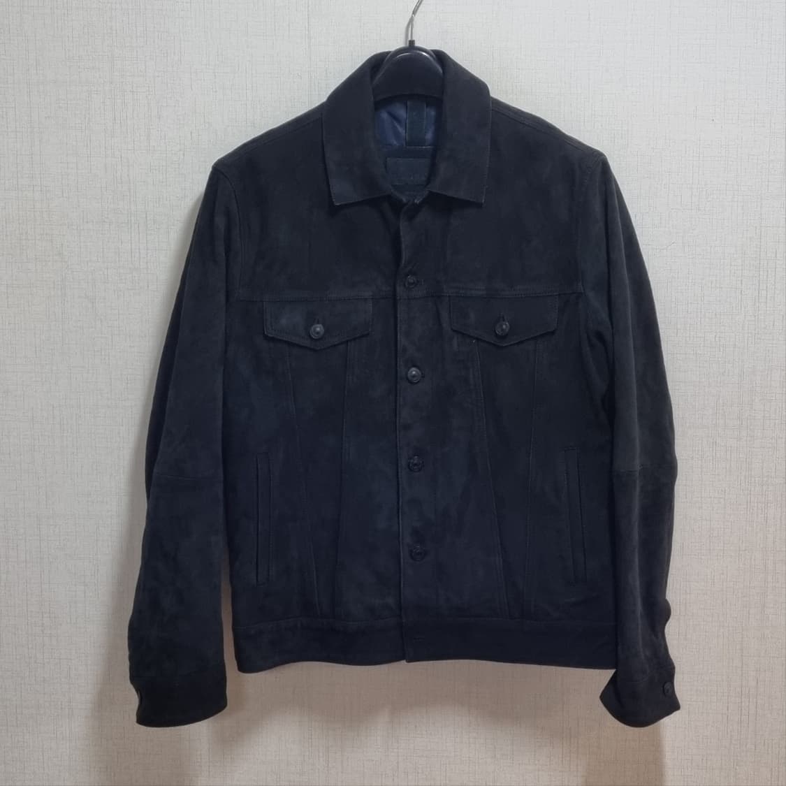 ( M ) 마시모두띠 스웨이드 블랙 자켓 상품이미지1