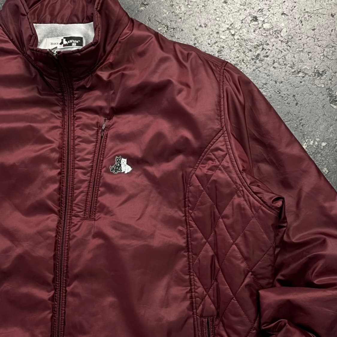 105 블랙앤화이트 방풍자켓  상품이미지2