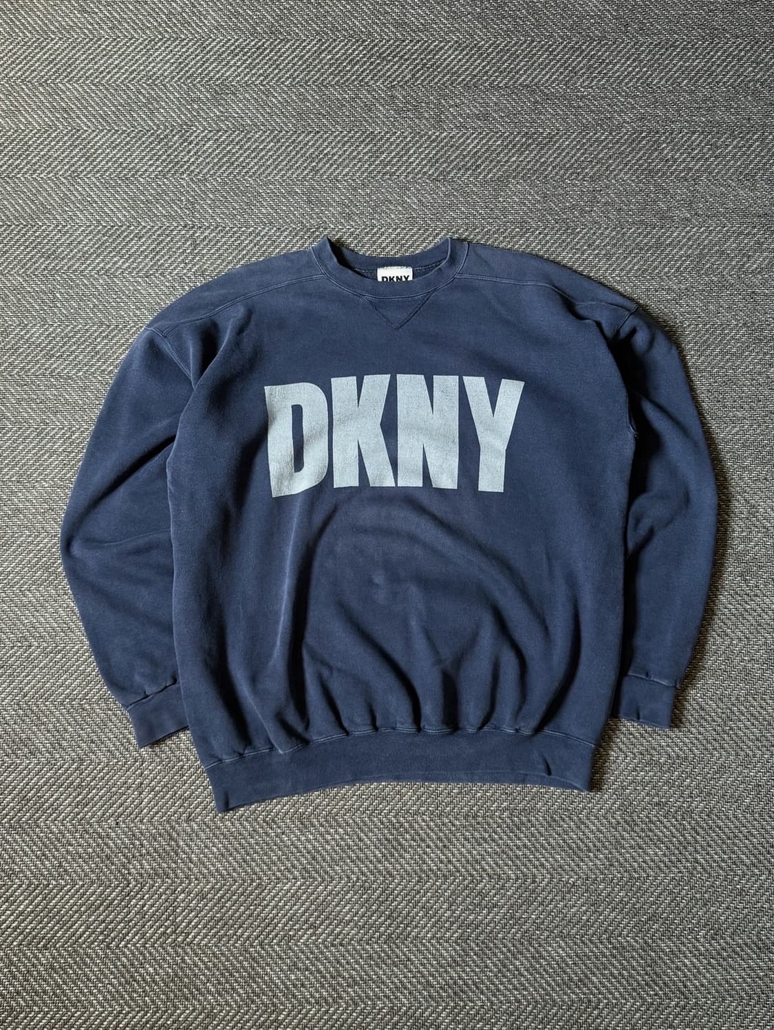 90s USA DKNY 스펠아웃 빈티지 스웻셔츠 (110) 상품이미지1