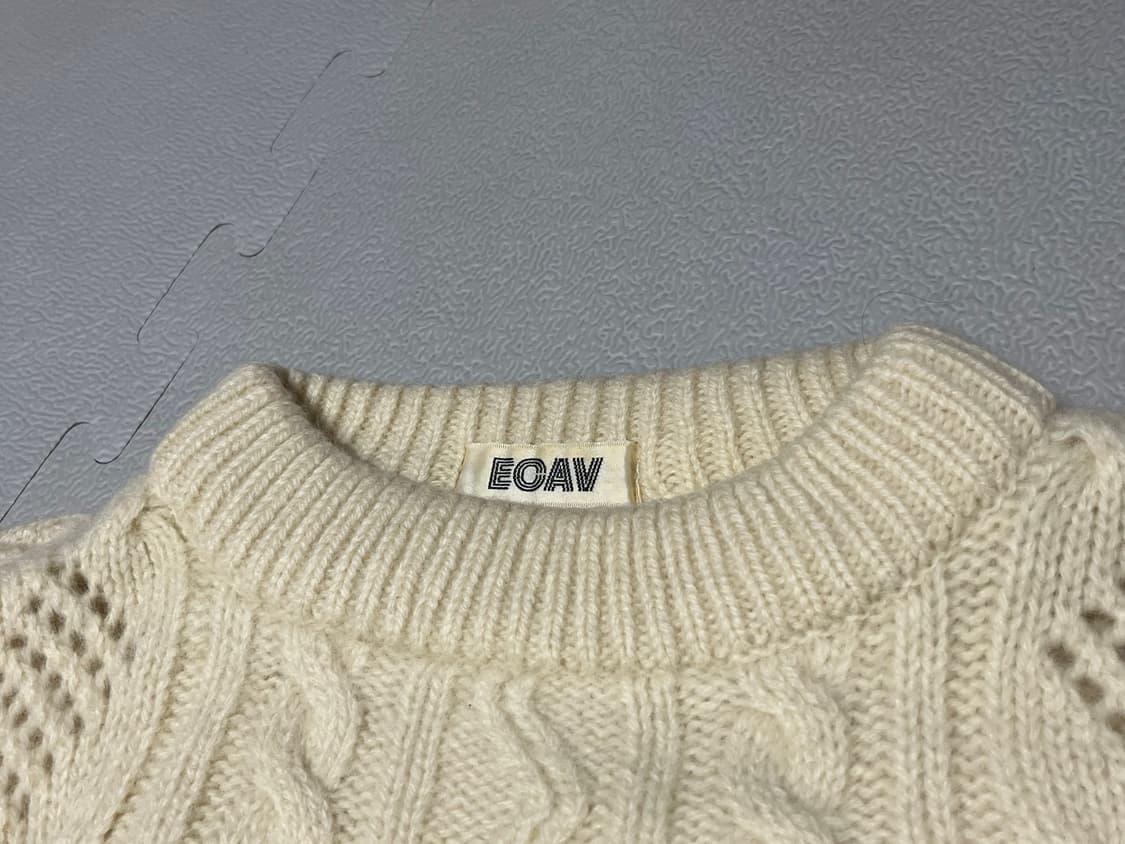 케이블 패턴 니트 상품이미지3