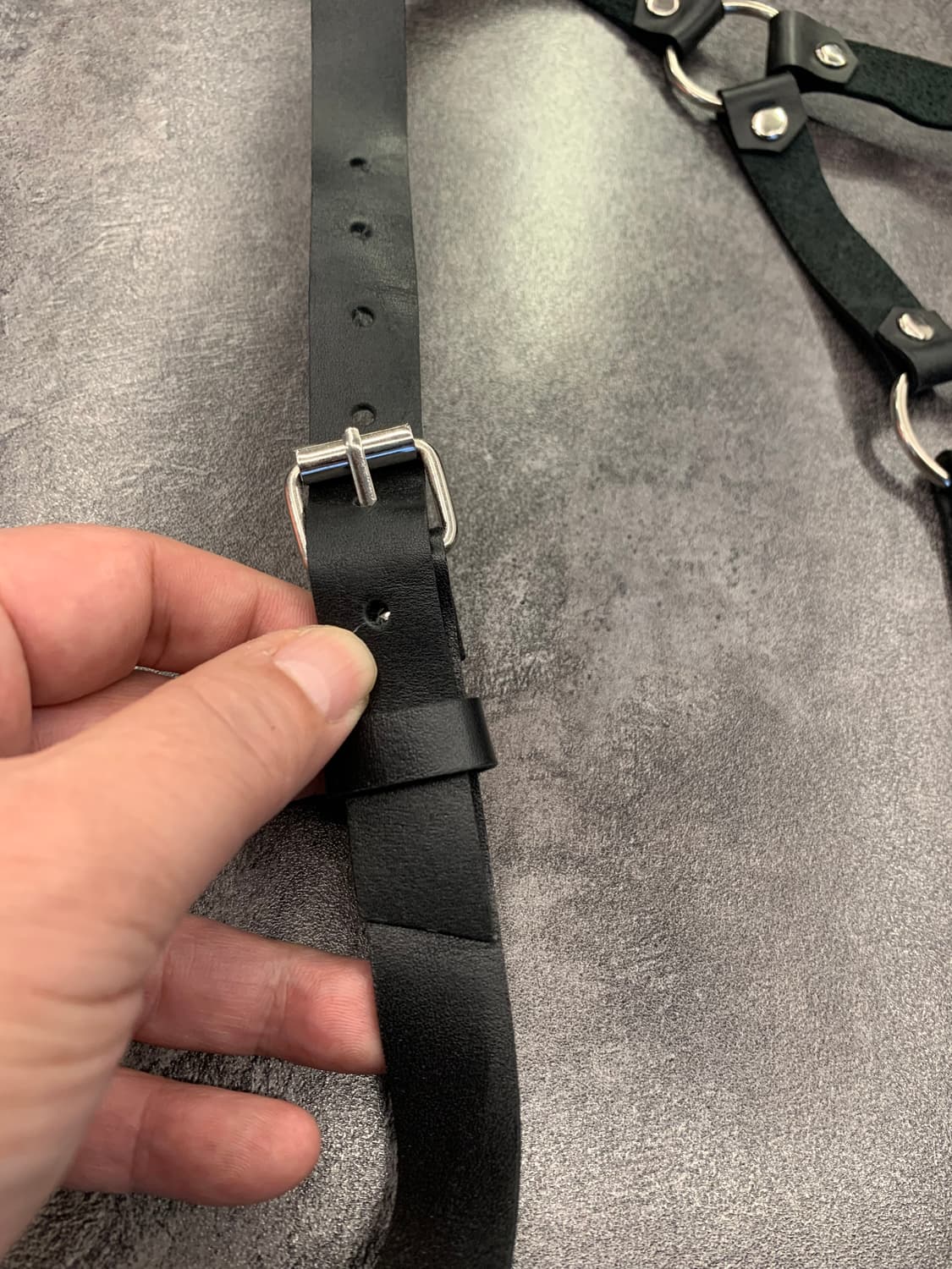 커스텀 오더 서스펜더-2(리얼-레더)유니색스 상품이미지6