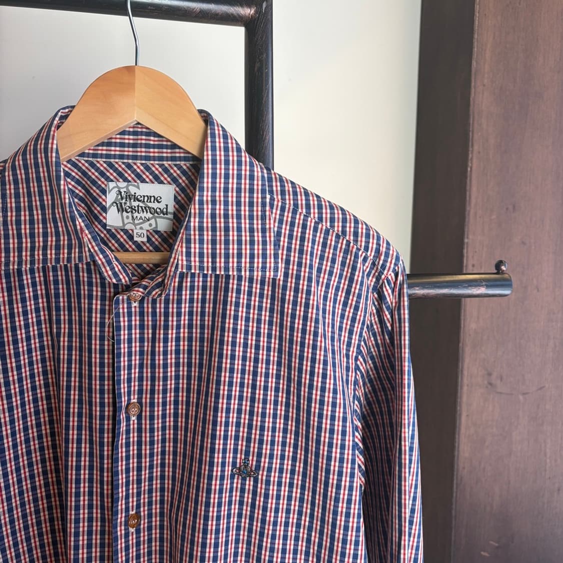 15334 - 비비안 웨스트우드 체크 셔츠 상품이미지3