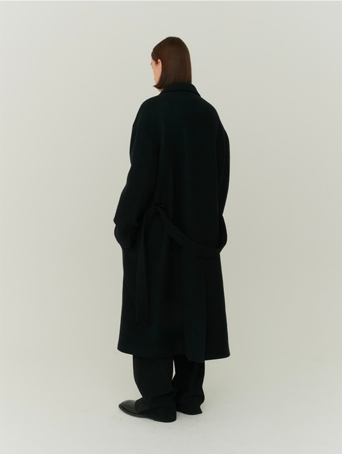 쿠어(COOR) 오버사이즈 더블 코트 상품이미지3