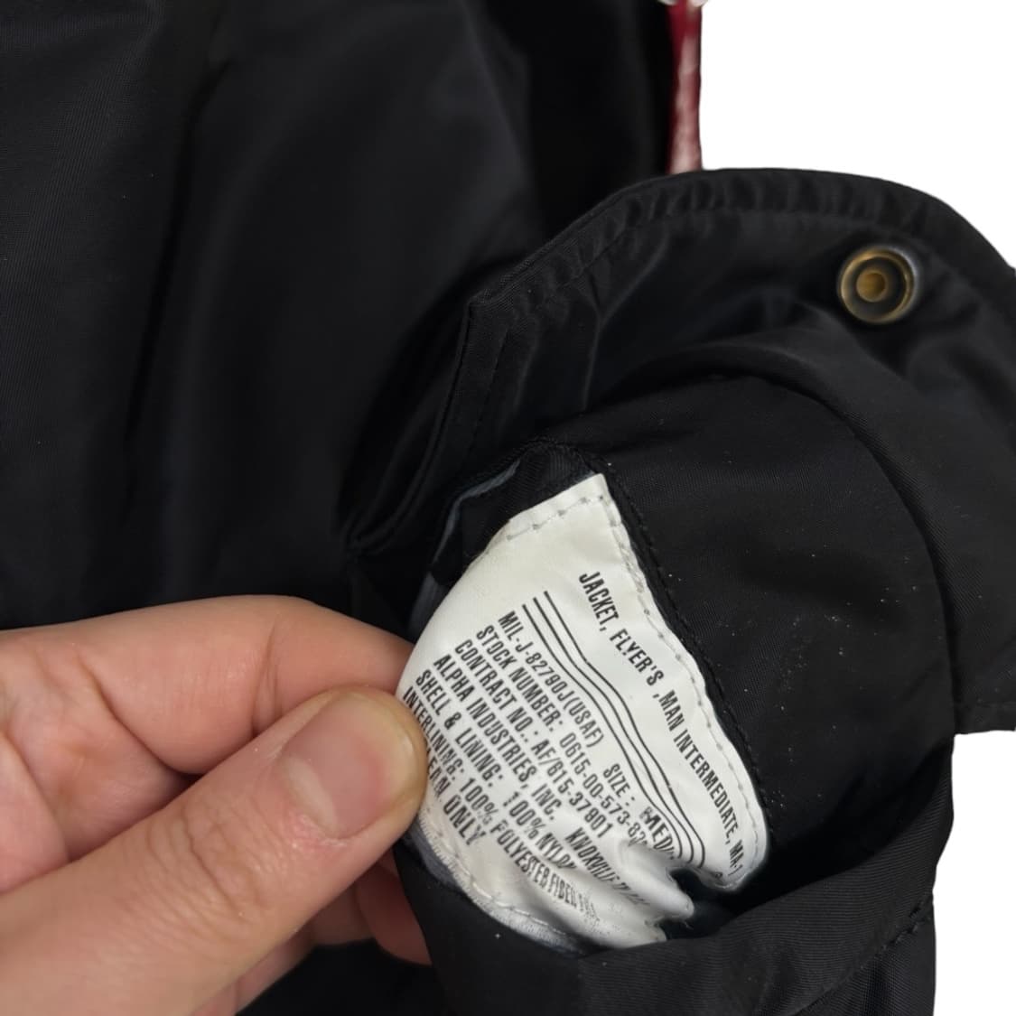 알파인더스트리 ma-1 항공점퍼 상품이미지7