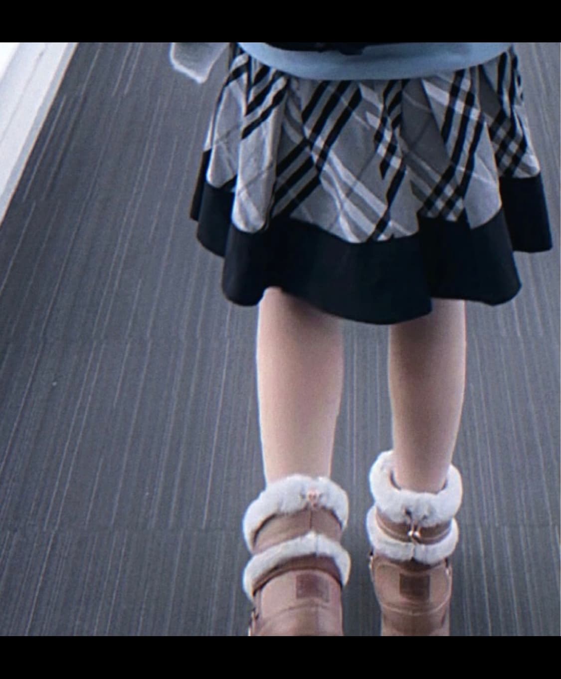 버버리 체크 풀리츠 스커트 상품이미지2