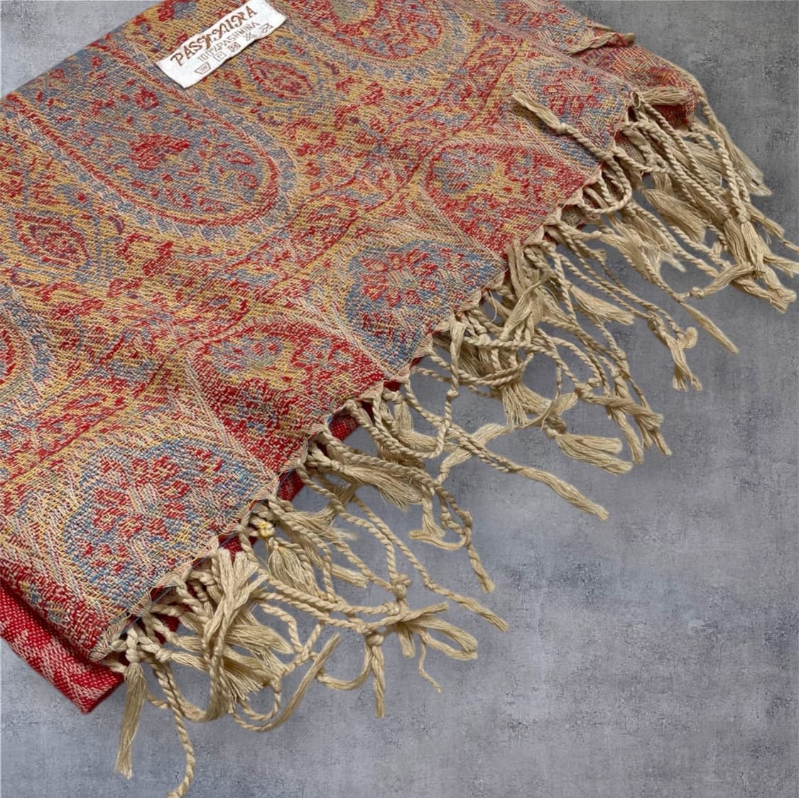 파시미나 Pashmina 페이즐리 패턴 숄 머플러 상품이미지2