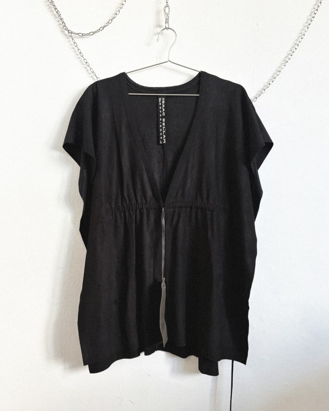 new* 아이작 셀럼 드레이프 레이어드 램스킨 튜닉 상품이미지4