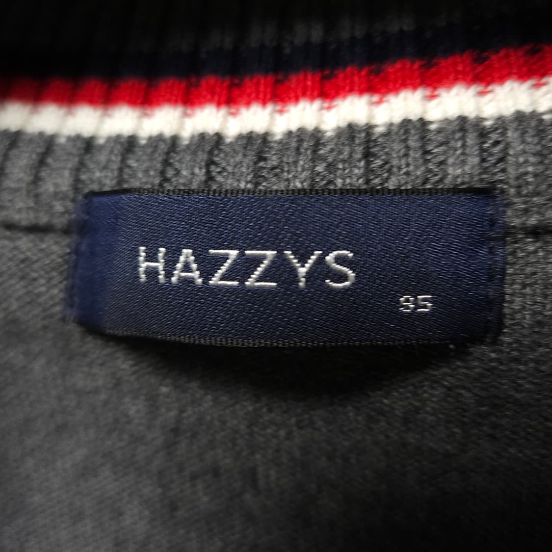 95 ) 헤지스 스트라이프 니트 집업 가디건 상품이미지5