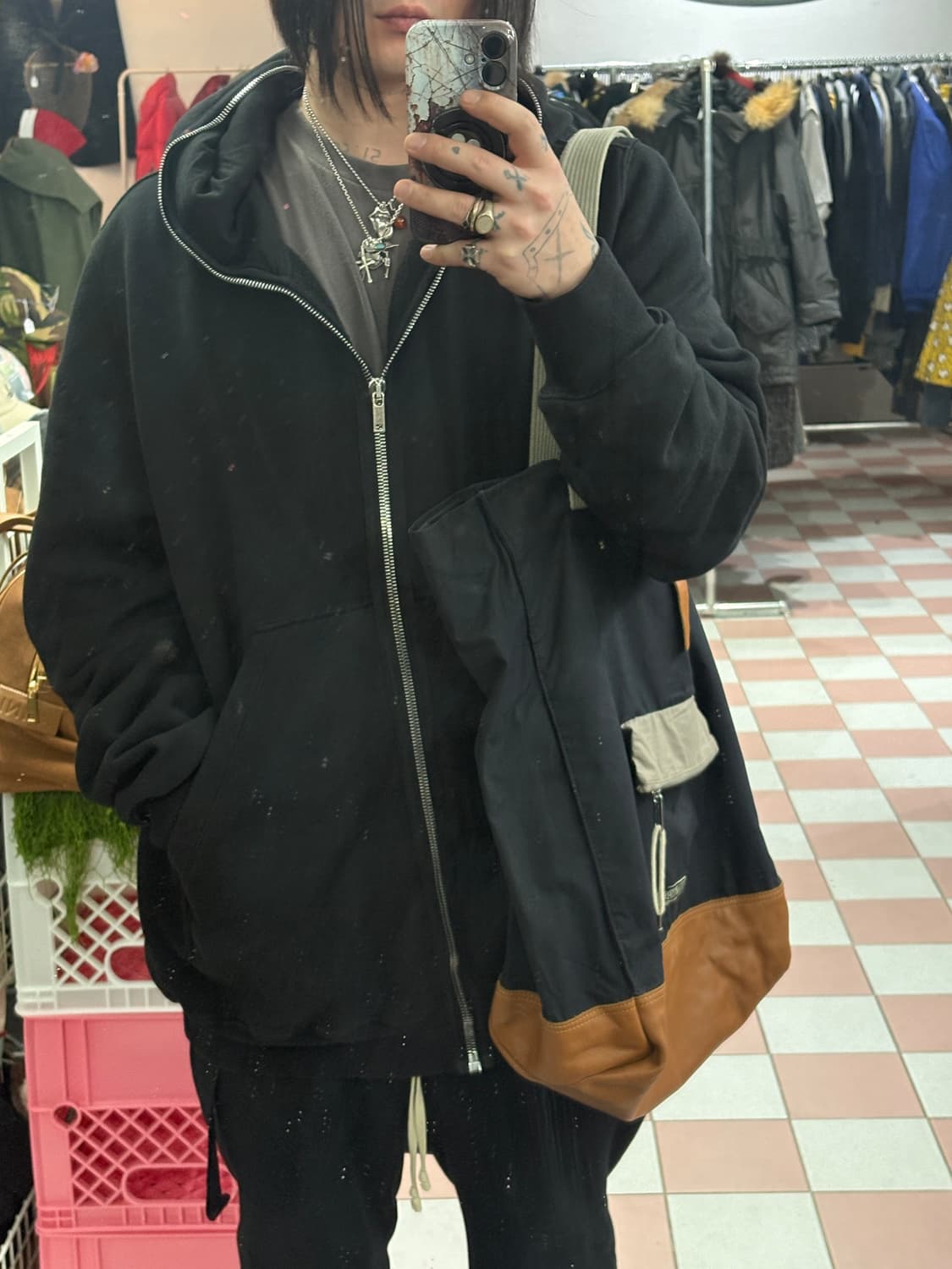 TTF✳️2011FW 크리스반아쉐 x 이스트팩 키링 숄더백 상품이미지3