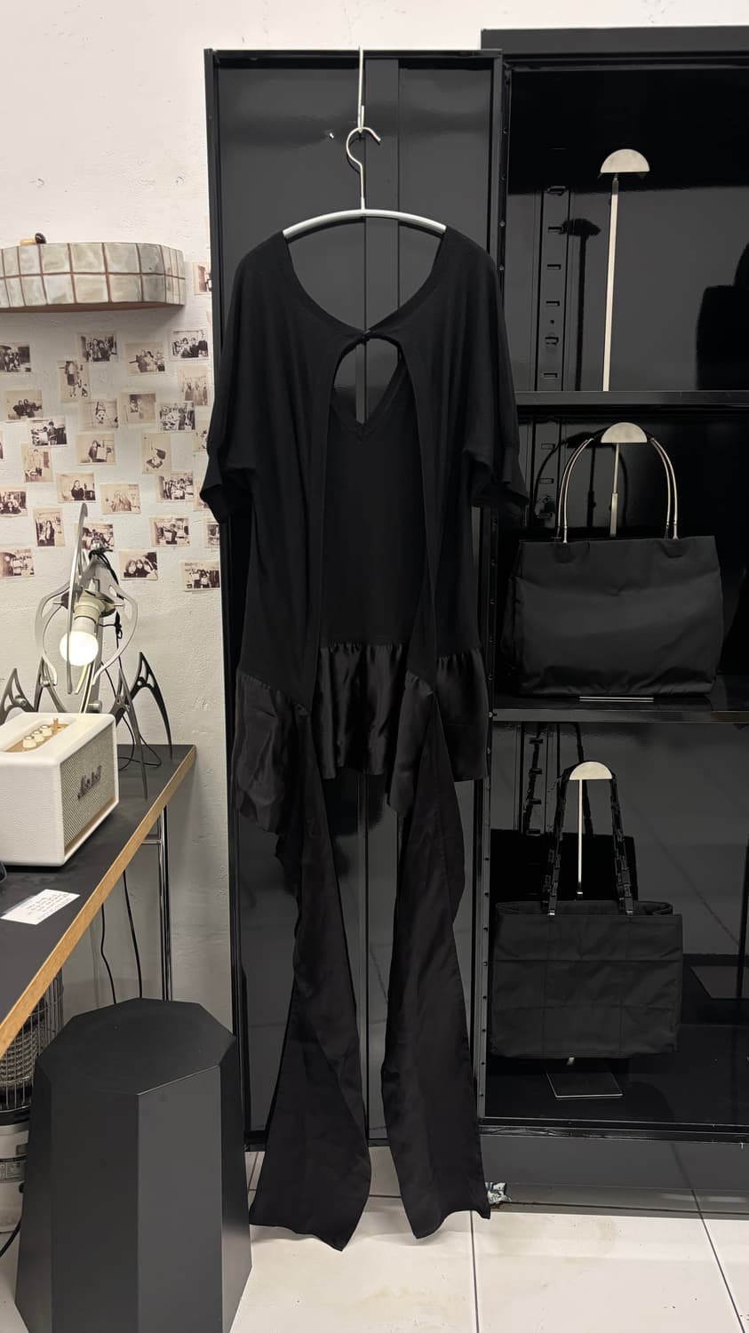 Sacai ad2007 wrap detail knit top 상품이미지7