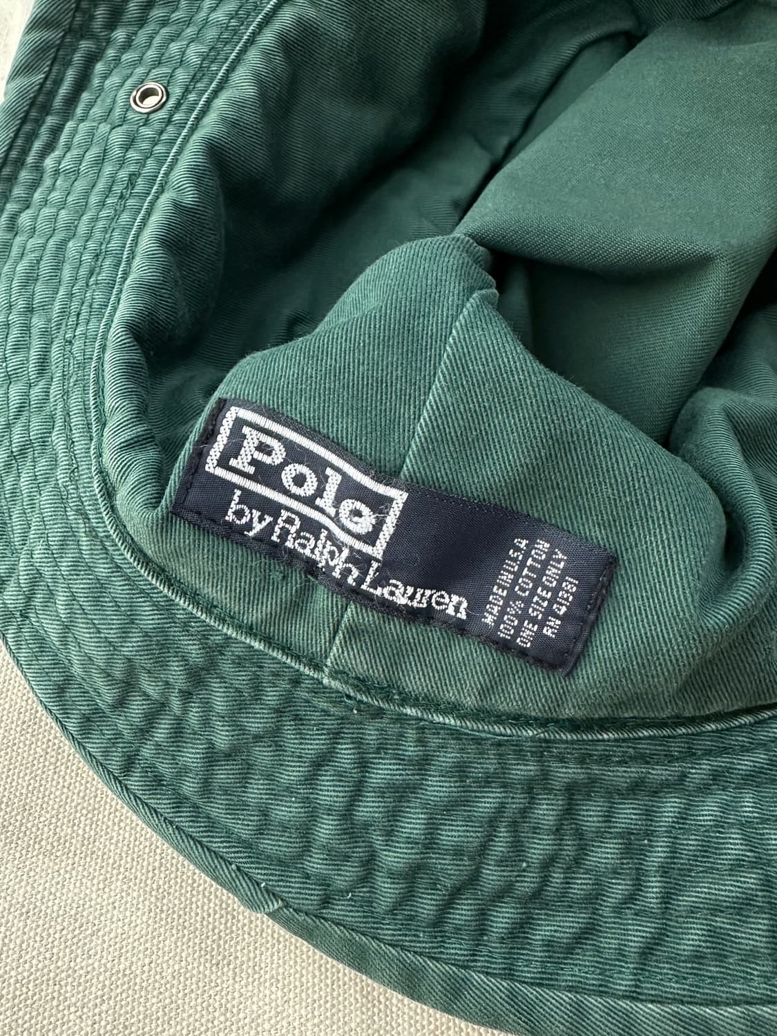 폴로 랄프로렌 세이지그린 버킷햇 made in USA  상품이미지8