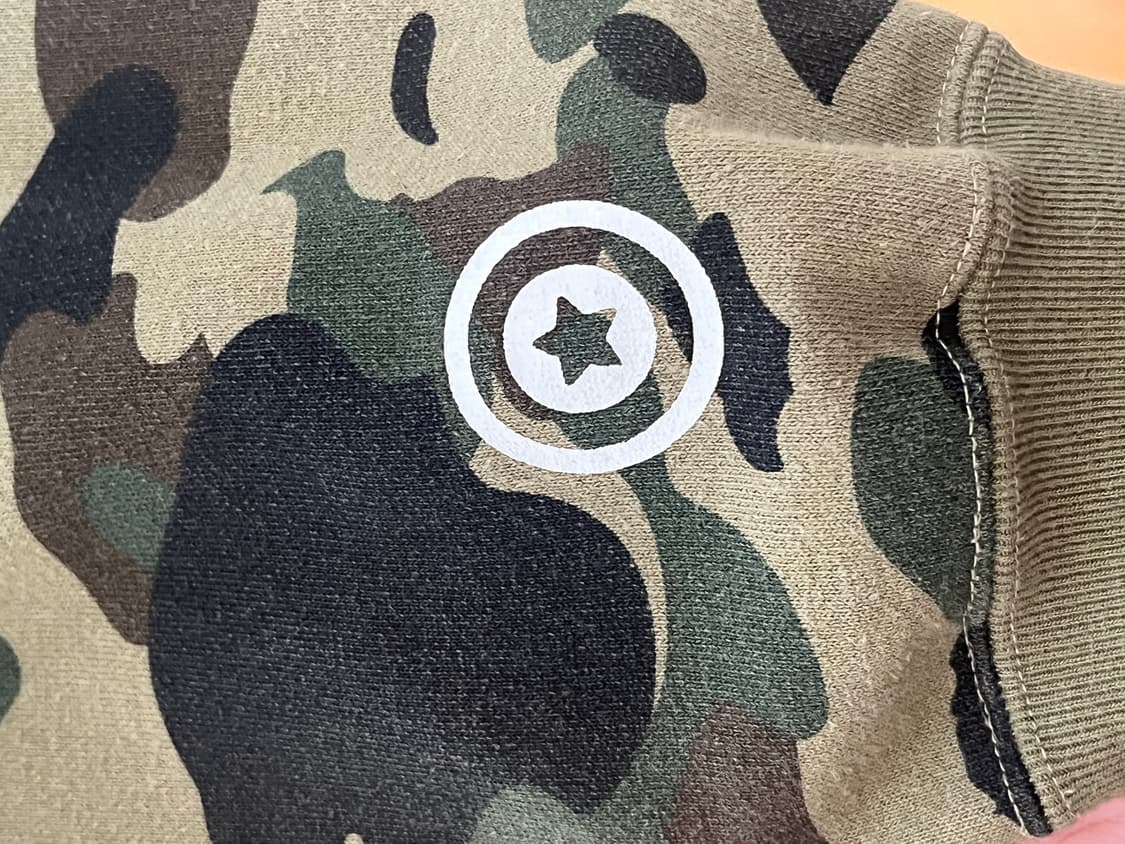 베이프 샤크후드 녹계 2XL 상품이미지8