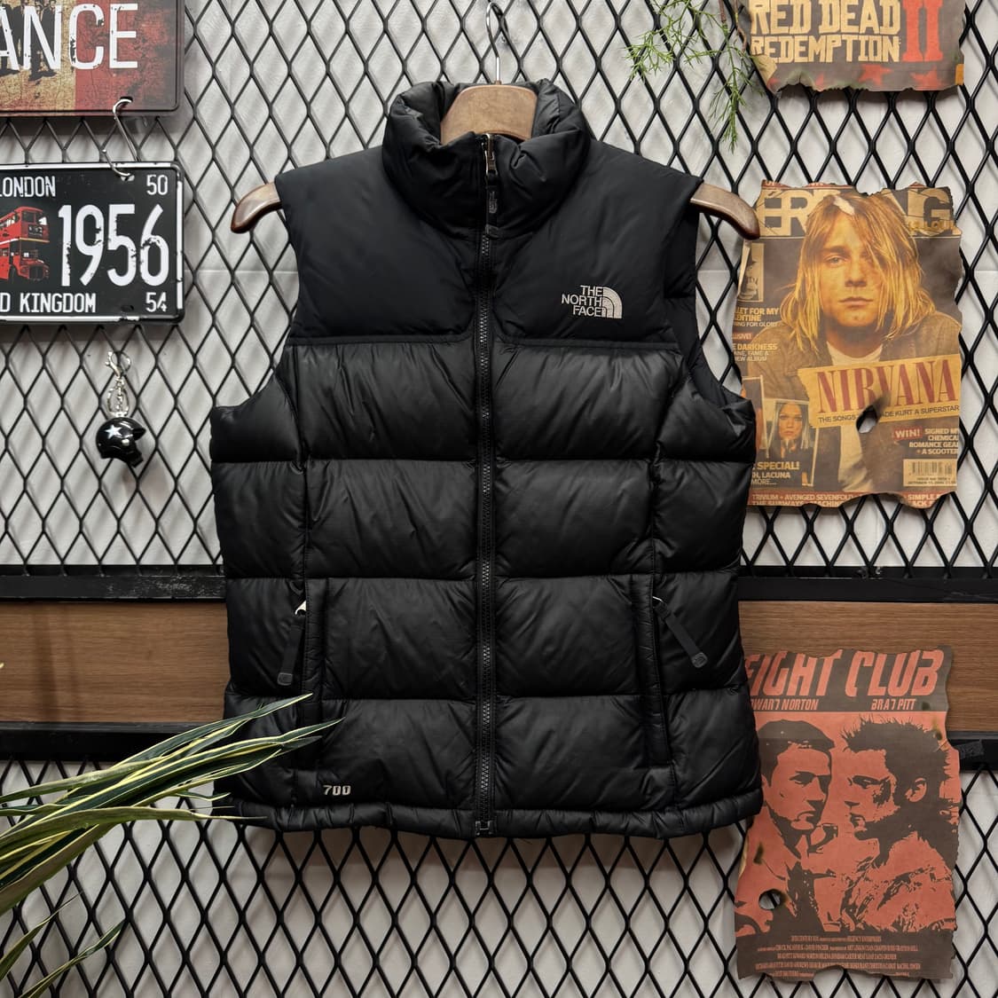 00s 노스페이스 700 패딩 베스트 전후면 로고 포인트 블랙 상품이미지1
