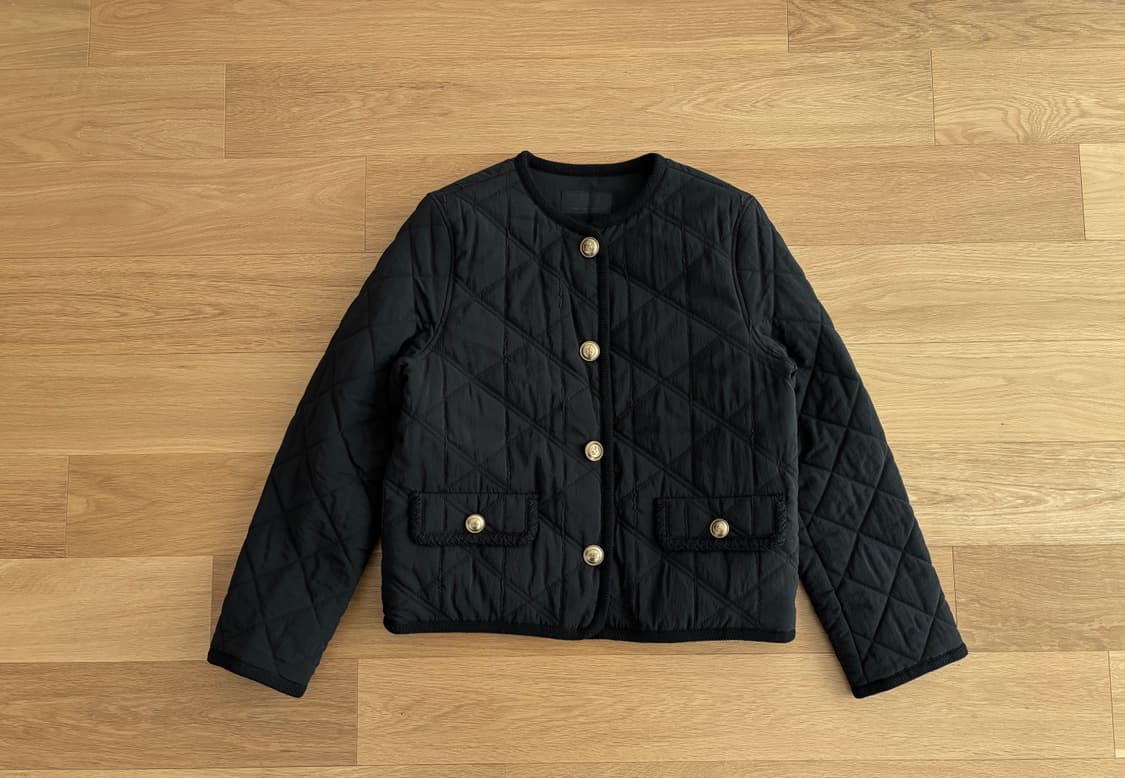 보브 구스다운 퀼팅 라운드넥 자켓 55사이즈 상품이미지1