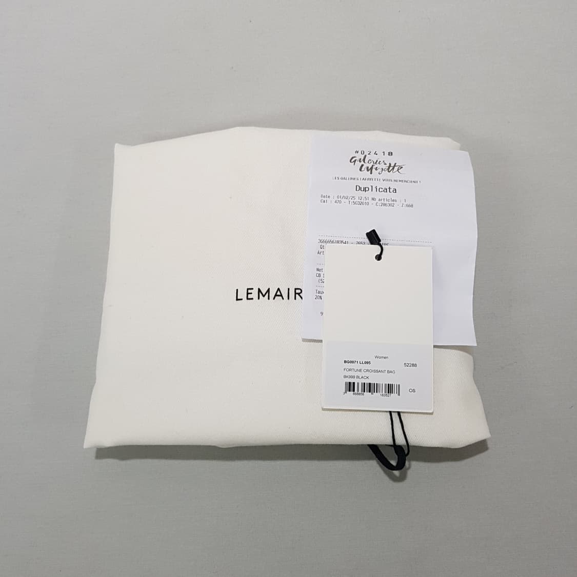 르메르 포춘백 블랙 라지 상품이미지10