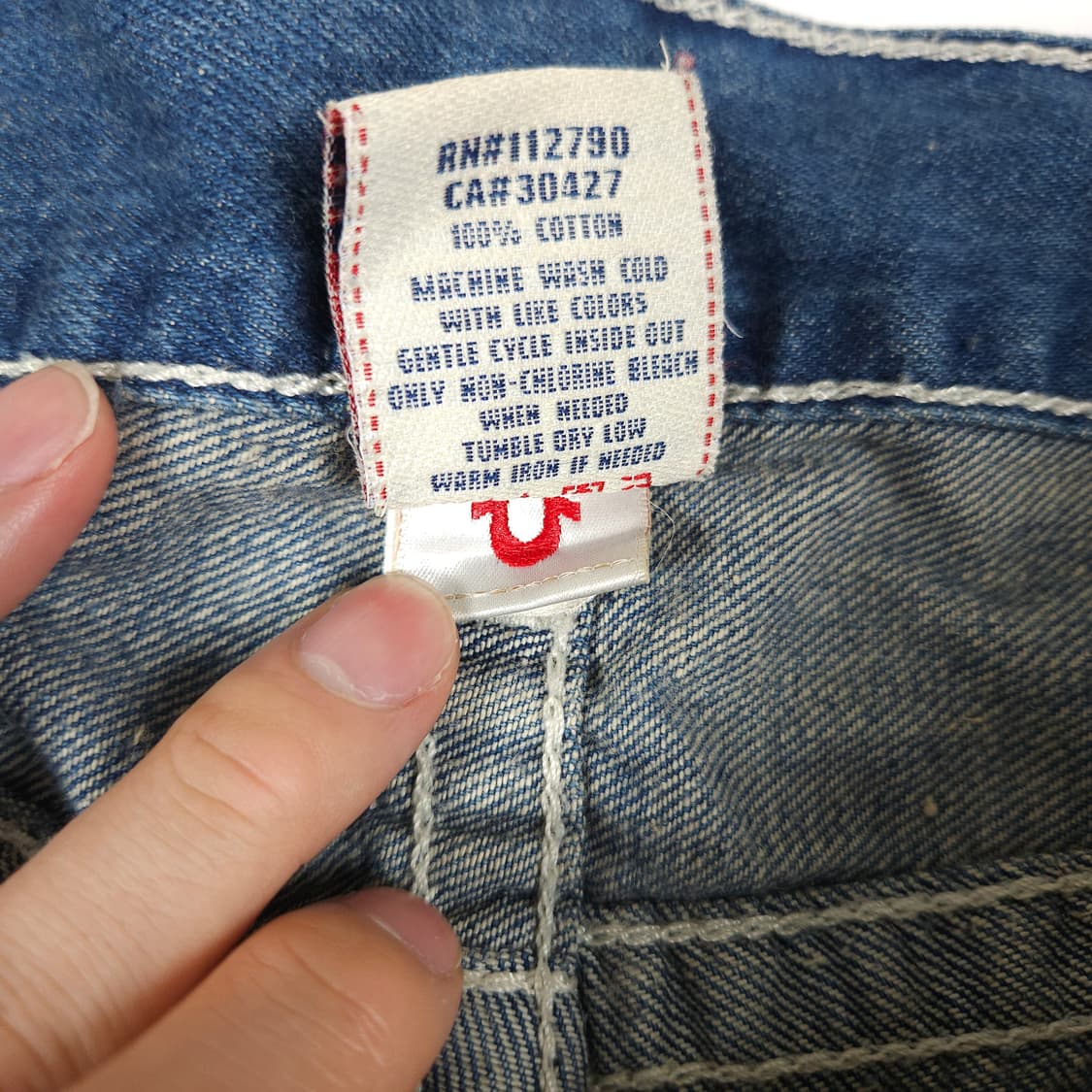 트루릴리전 데님 팬츠 상품이미지6