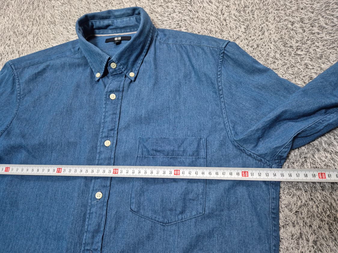 유니클로 남성 데님셔츠 L 상품이미지10
