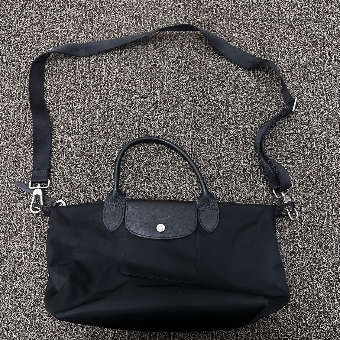 Longchamp 롱샴 여성 토트백 크로스백 블랙 상품이미지1