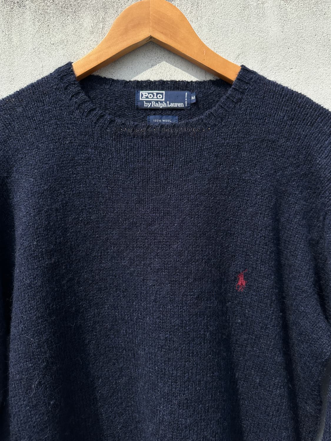 [M] 폴로 랄프로렌 네이비 울 니트 상품이미지2