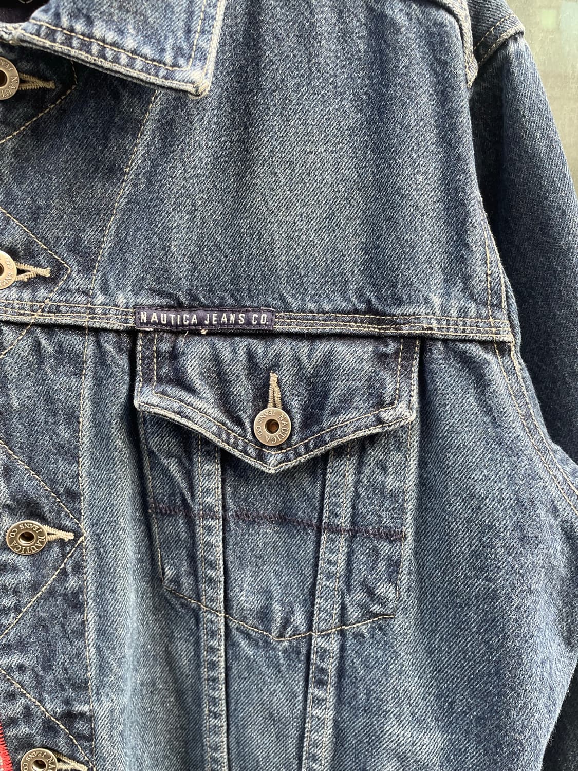 Nautica Red Stitch Denim Trucker Jacket  상품이미지6