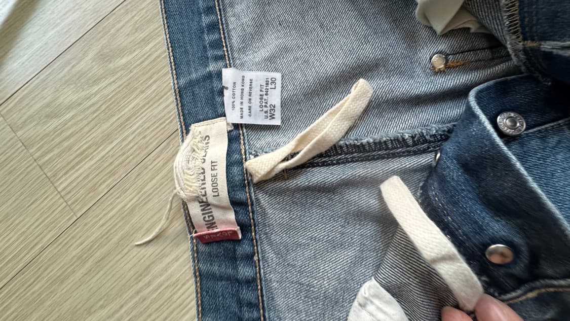 리바이스 엔지니어드 w32 l30 데님팬츠 판매  상품이미지6