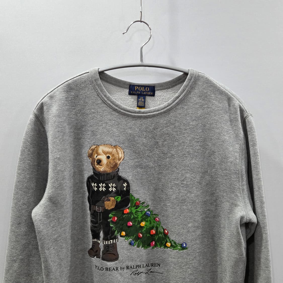 폴로랄프로렌 보이즈 폴로베어 프린팅 맨투맨 L/14/16  상품이미지2