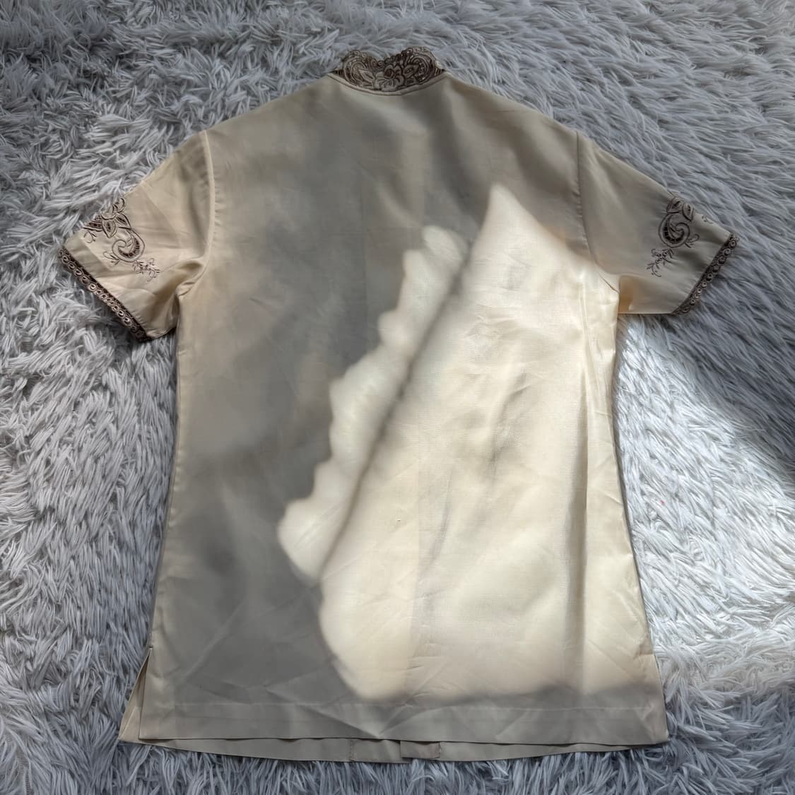 일본빈티지 보헤미안 빈티지 반팔 셔츠 에스닉 셔츠 차이나셔츠 에스닉셔츠 상품이미지3