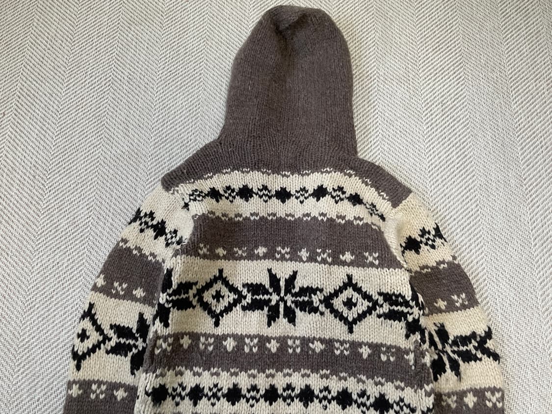 카나타 코위찬 노르딕 패턴 후드 니트 가디건 J03587 상품이미지8