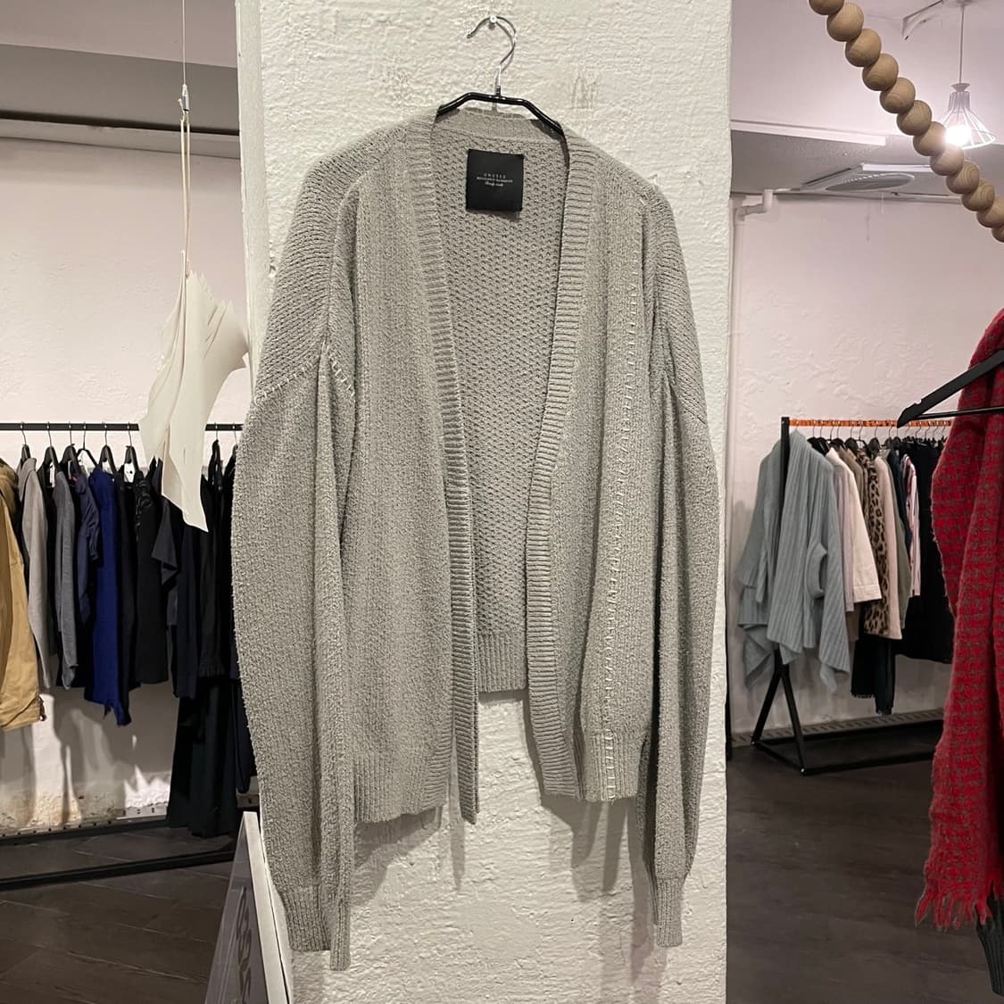 언유즈드 오버사이즈 가디건 상품이미지1