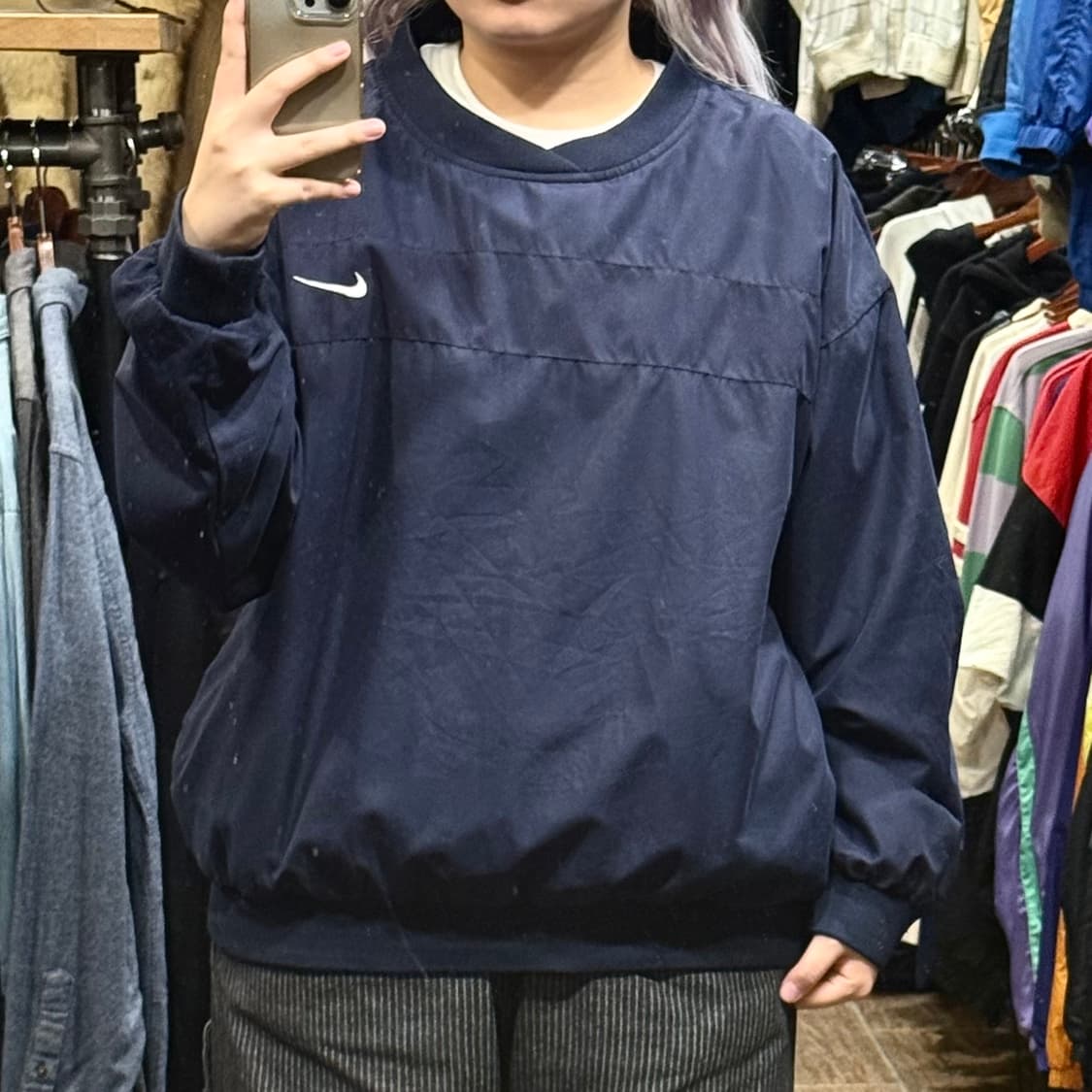 [HI] 나이키 올드스쿨 웜업 네이비  상품이미지2