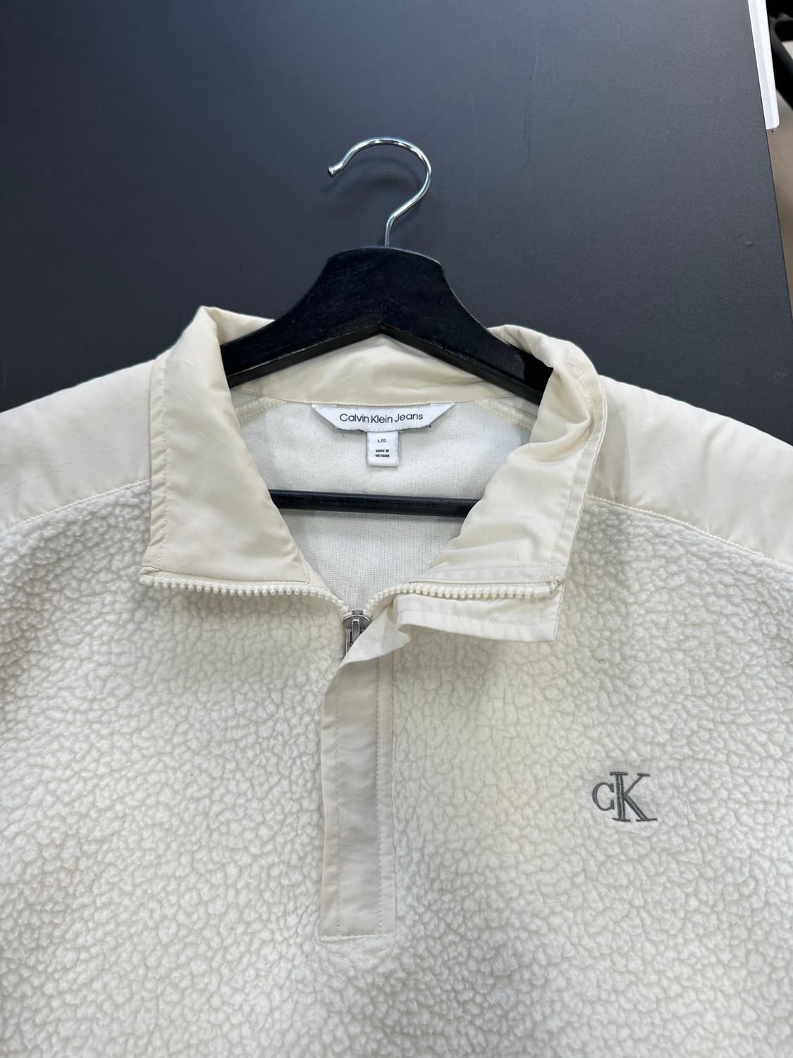 캘빈클라인 CK 자수 플리스 아노락 상품이미지6