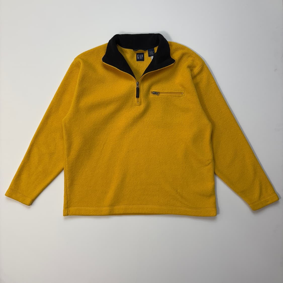 [M] 90s old gap 갭 옐로우 후리스 상품이미지2