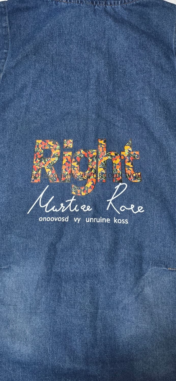 후드 데님 패치워크 조끼 XL 상품이미지4