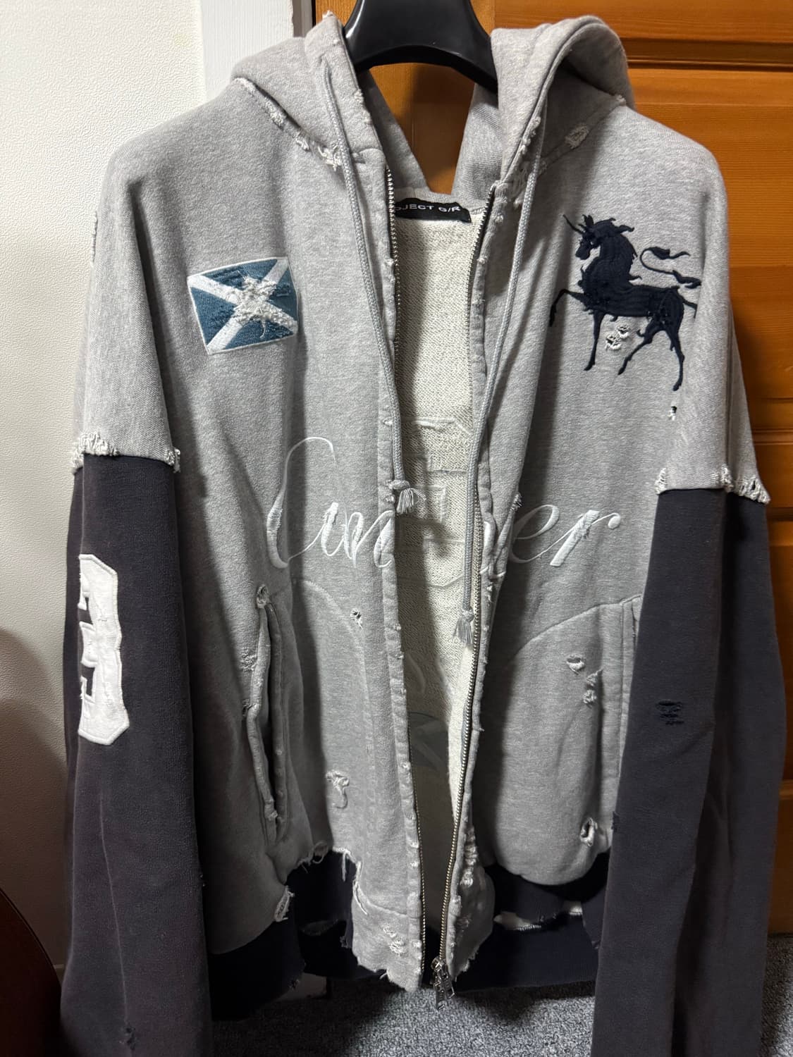 프로젝트gr 컨티어 후드집업 1사이즈 상품이미지2