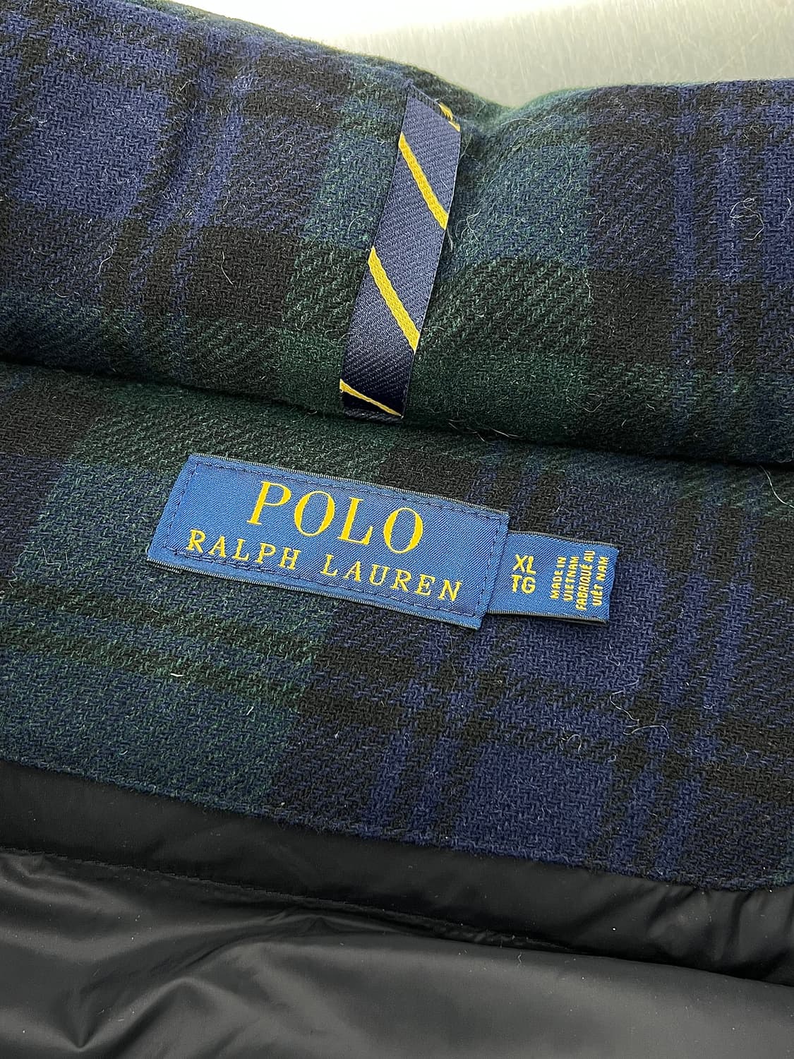 폴로 랄프로렌 블랙 워치 구스 블렌디드 다운 패딩 자켓 상품이미지7